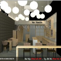 Thiết kế nội thất tiệm nail - Chị Thúy